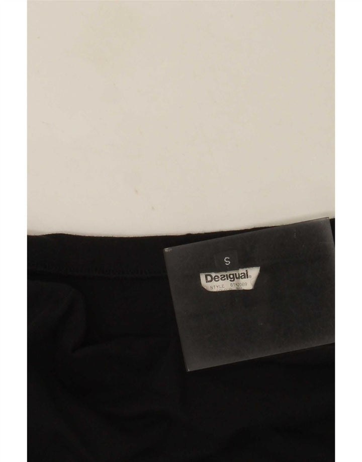 Desigual Womens Grafiske Leggings UK 10 Small Black Geometric