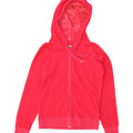 ROXY Womens Hooded Fleece Jacket UK 10 Small Pink Polyester | Vintage Roxy | Thrift | Second-Hand Roxy | Used Clothing | Messina Hembry 
