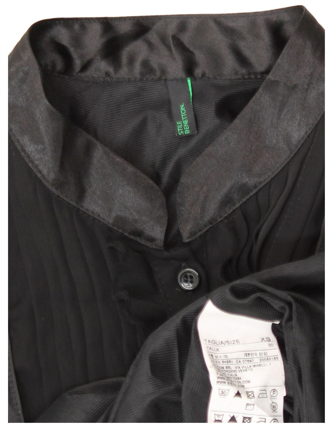 Benetton Womens Sheath Dress UK 6 XS Sort Polyester