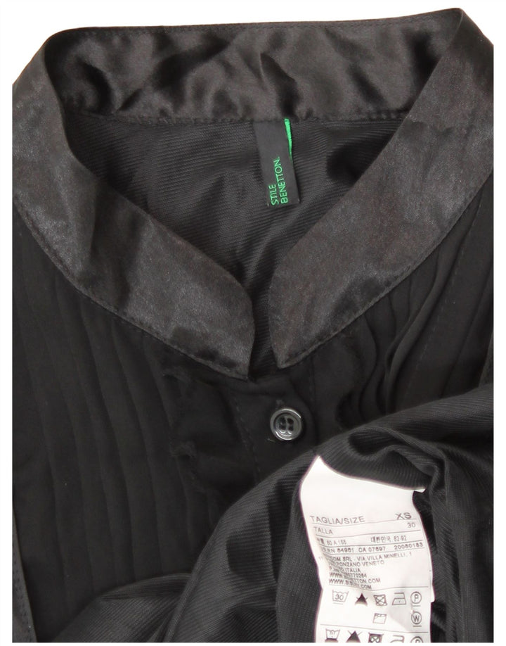 Benetton Womens Sheath Dress UK 6 XS Sort Polyester