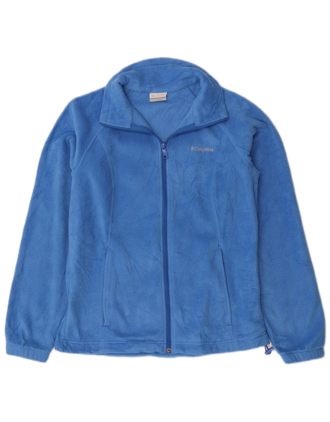 COLUMBIA Fleecejakke til kvinder UK 14 Medium Blue Polyester