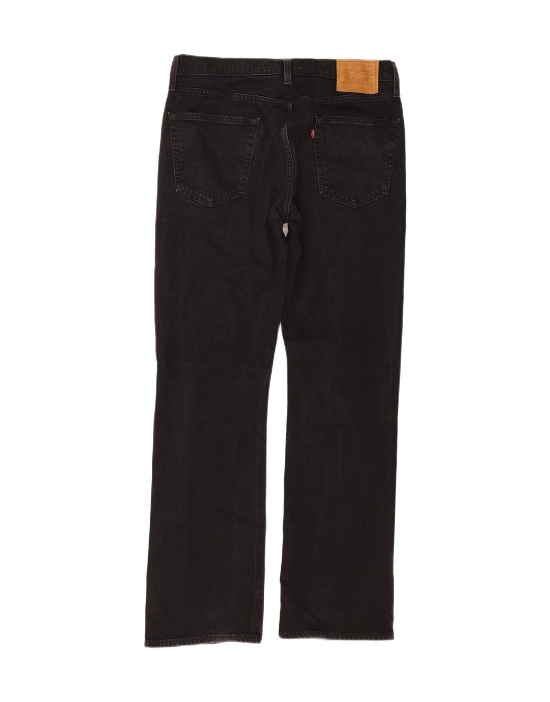Levi's Herre 527 Bootcut Jeans W33 L34 Sort bomuld