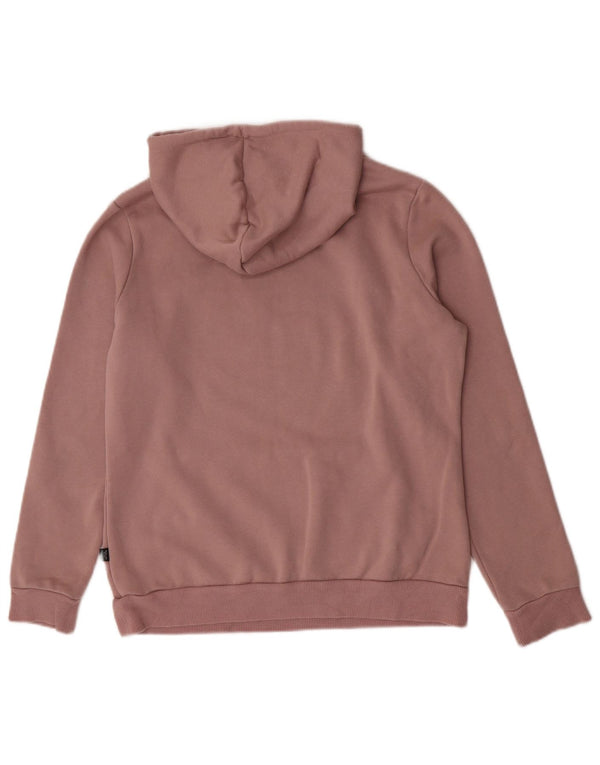Puma Graphic Hoodie Jumper UK 14 Medium Pink Bomuld