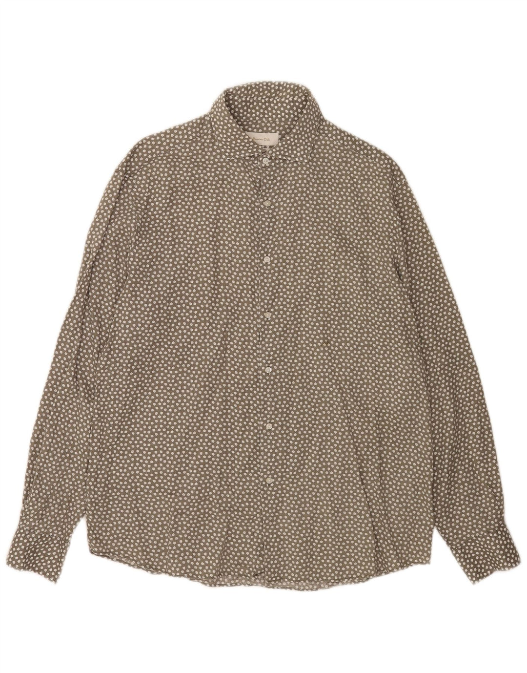 Massimo Dutti Herreskjorte XL Grå blomsterlinned