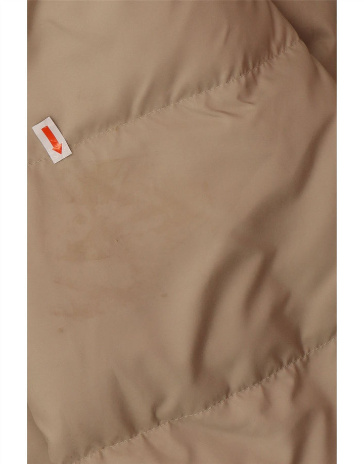 FILA Herre hættepolstret jakke UK 38 Medium Beige Polyester