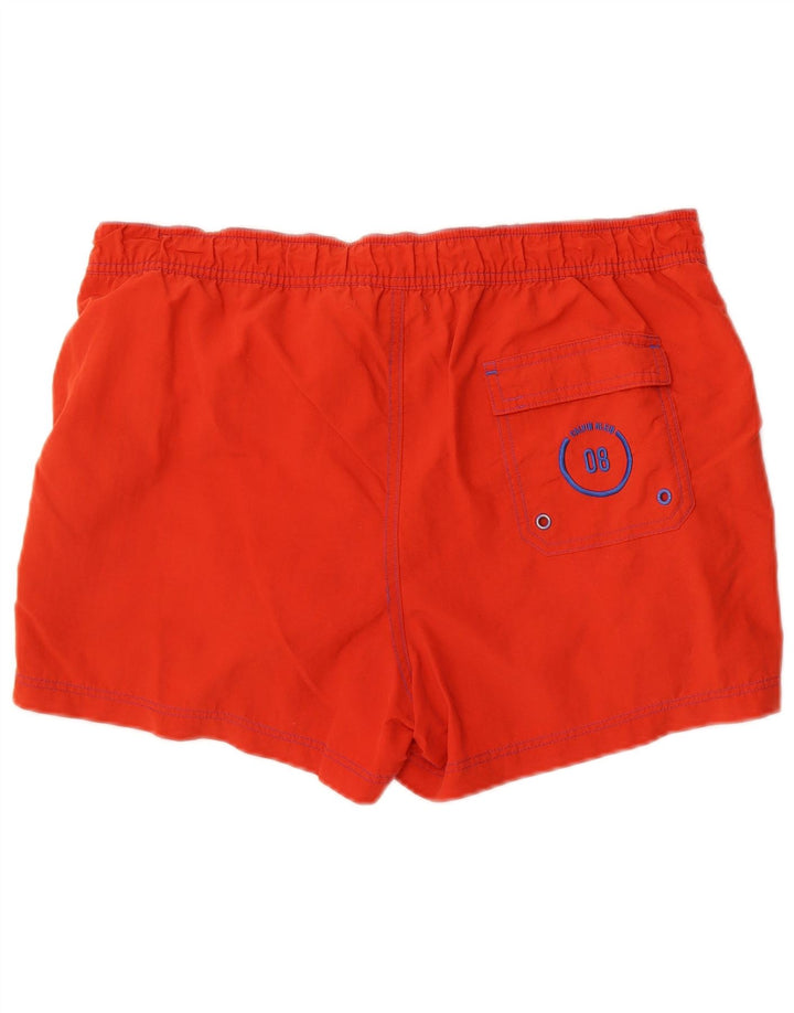 Calvin Klein Herre grafiske badeshorts store røde polyester