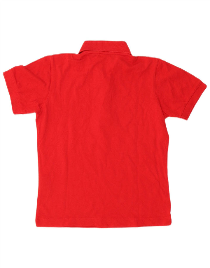 KAPPA Dame Polo Shirt UK 10 Lille Rød Bomuld