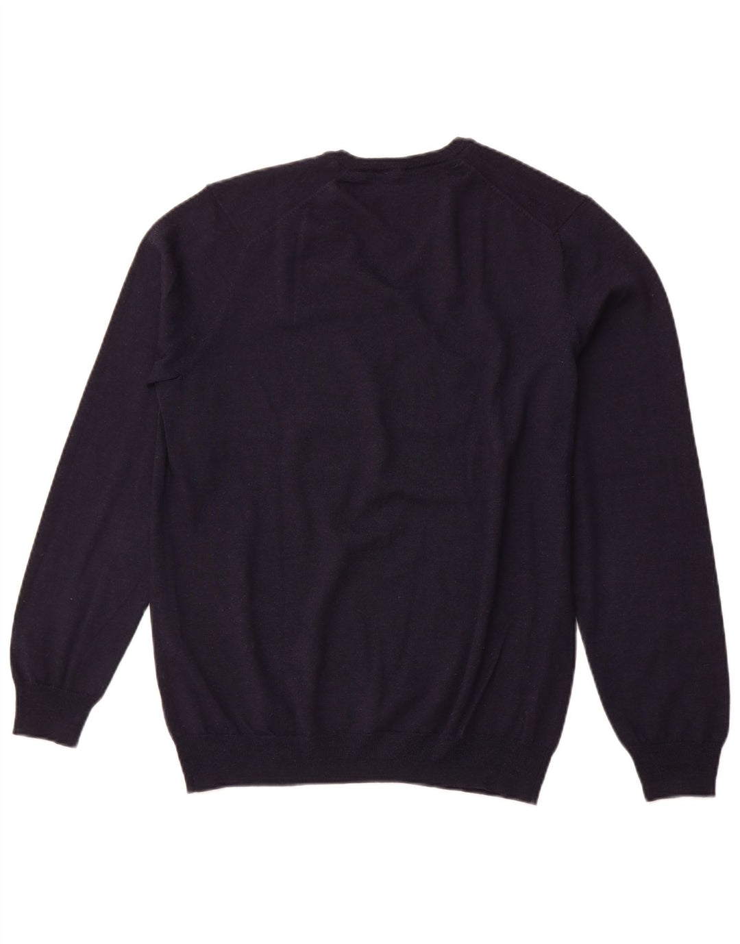 BEN SHERMAN Herre V-hals sweater Stor marineblå Merinould