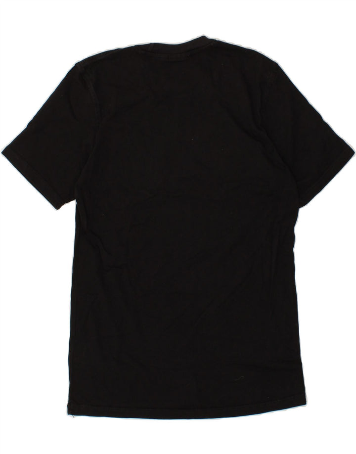 ADIDAS Mens Graphic T-Shirt Top Small Black Cotton Vintage Adidas and Second-Hand Adidas from Messina Hembry 