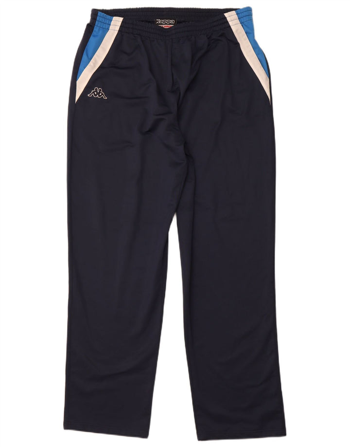 KAPPA Træningsdragtsbukser til mænd 2XL Marineblå Colourblock Polyester