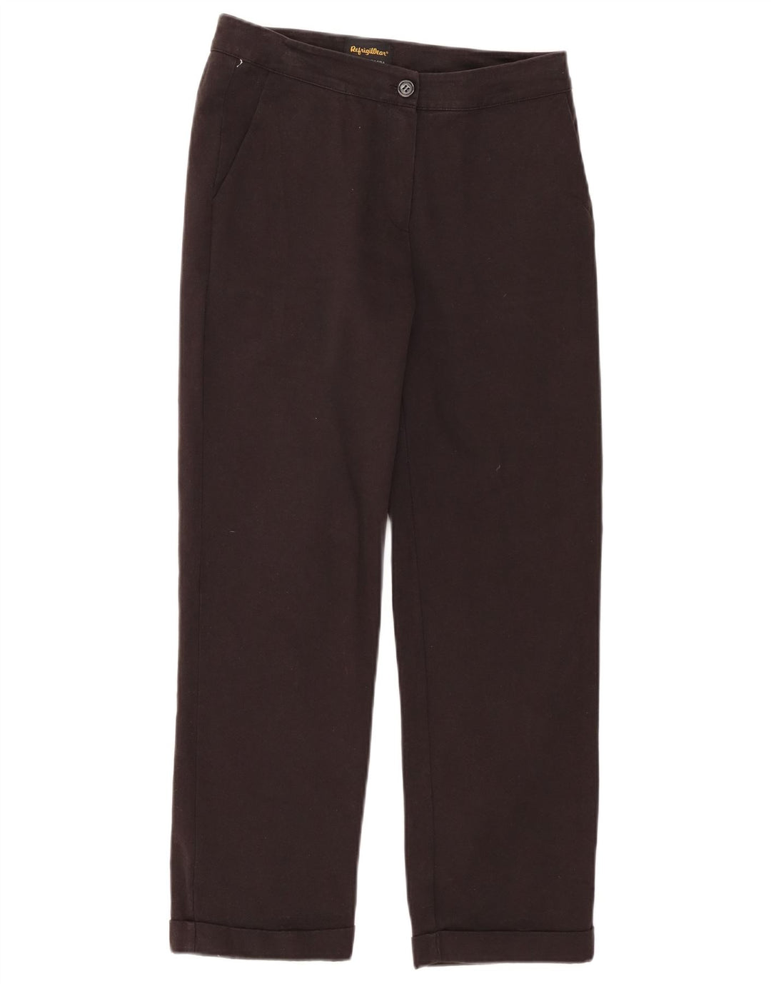 REFRIGIWEAR Straight Cropped Damebukser Small W28 L25 Black Bomuld