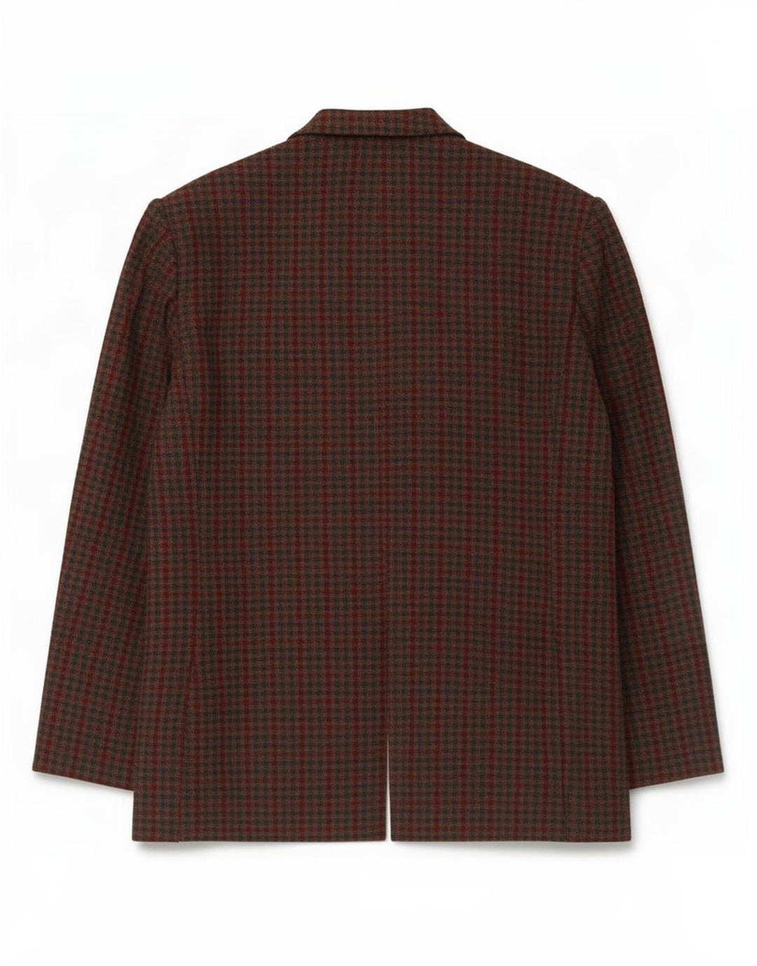 Sag Harbor Dame Blazer Jakke med fuld lynlås UK 18 XL Grøn Gingham Wool
