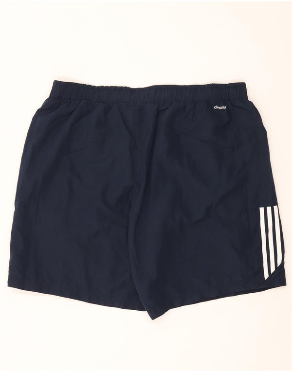 Adidas Herre Climalite Sportshorts 2XL Navy Blue Polyester