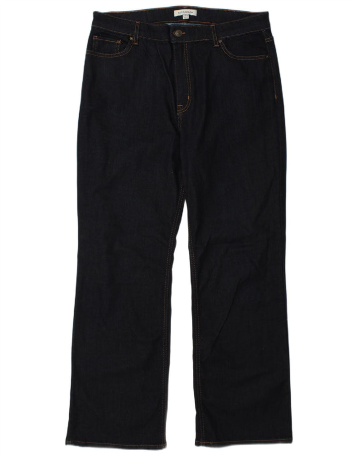 Marks & Spencer Lige jeans til kvinder UK 16 Large W32 L30 Navy Blue