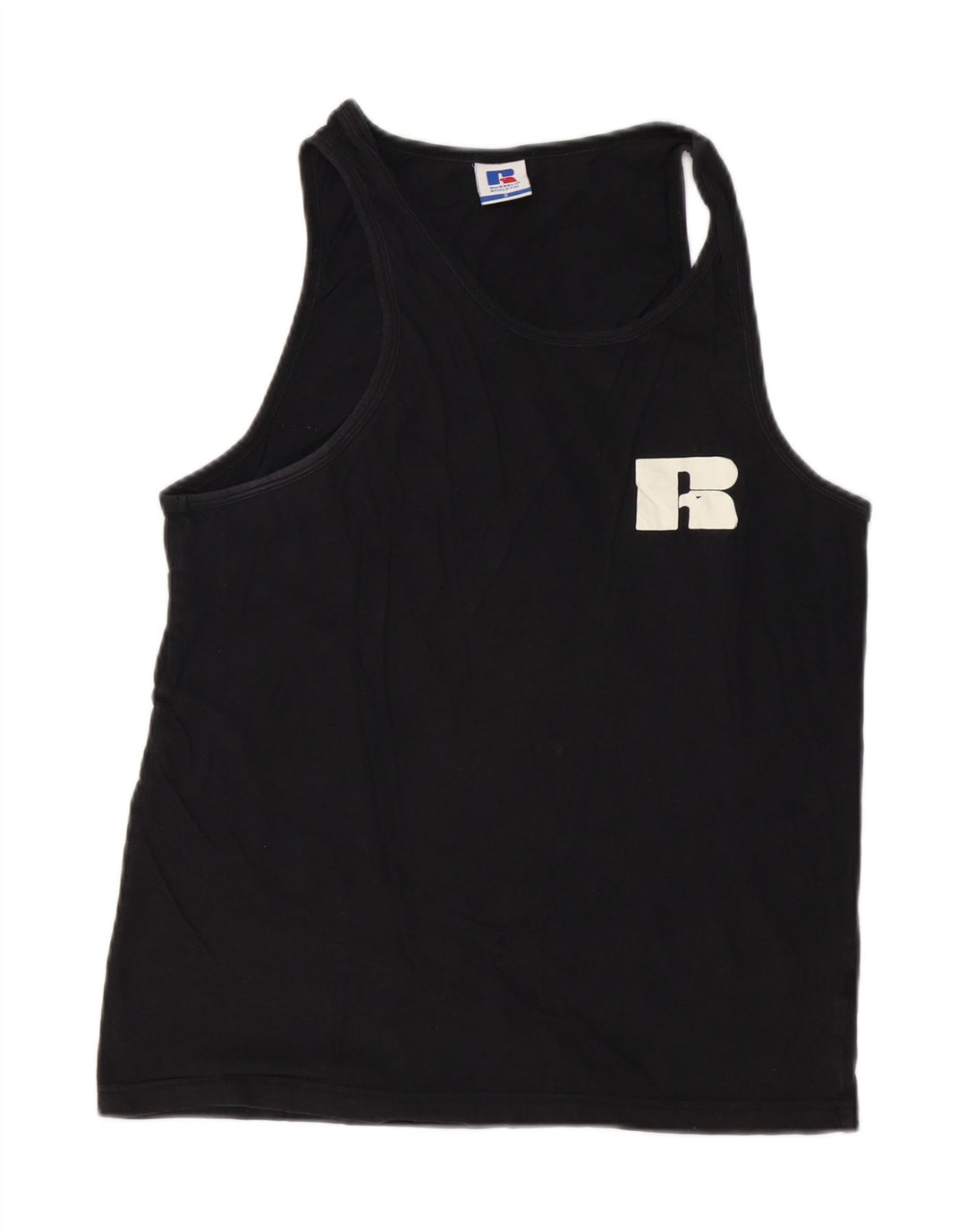 RUSSELL ATHLETIC Herre Grafisk Vest Top Lille Sort Bomuld