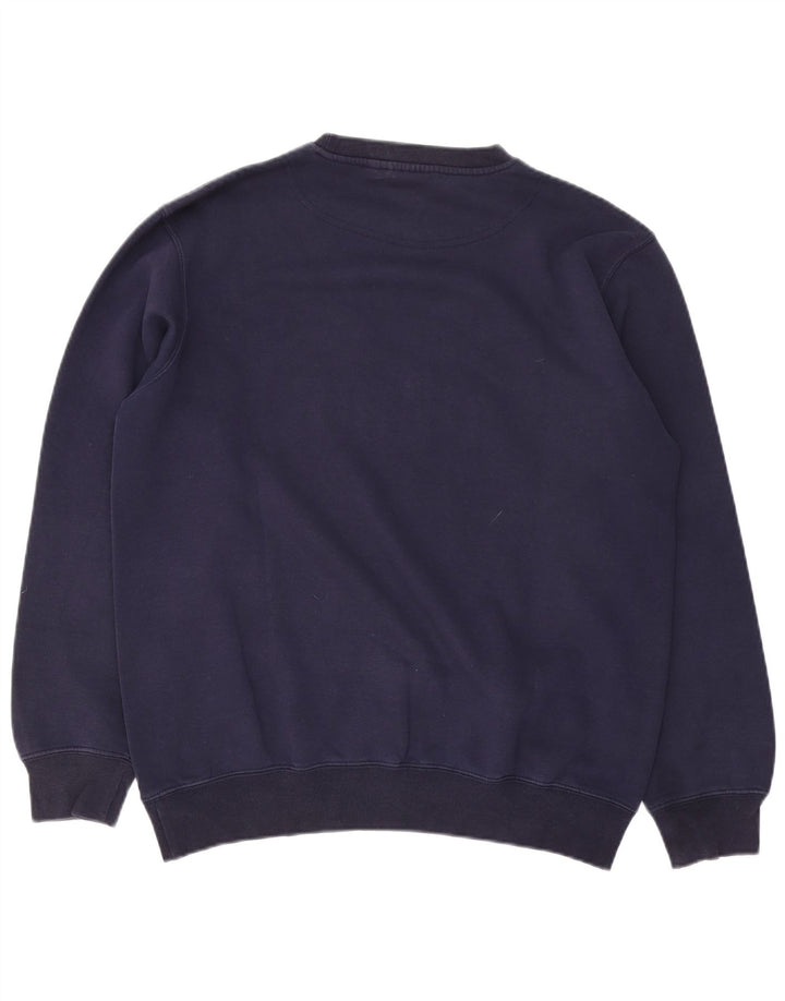 Puma Herre Grafisk Sweatshirt Jumper Lille Marineblå