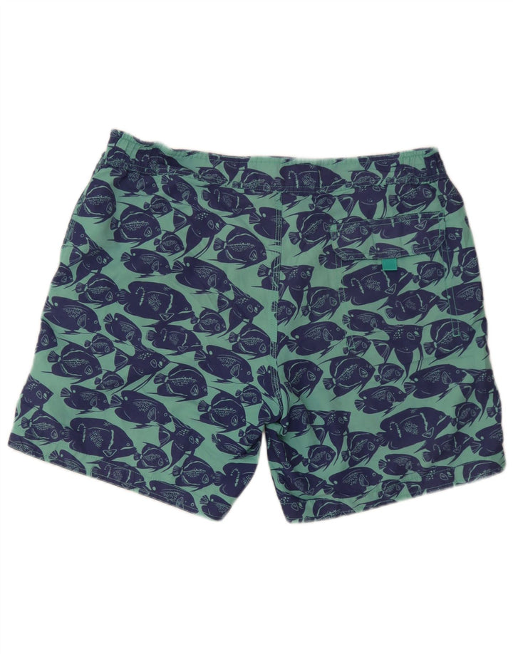 Boden Herre Grafiske Badeshorts Stor Blå