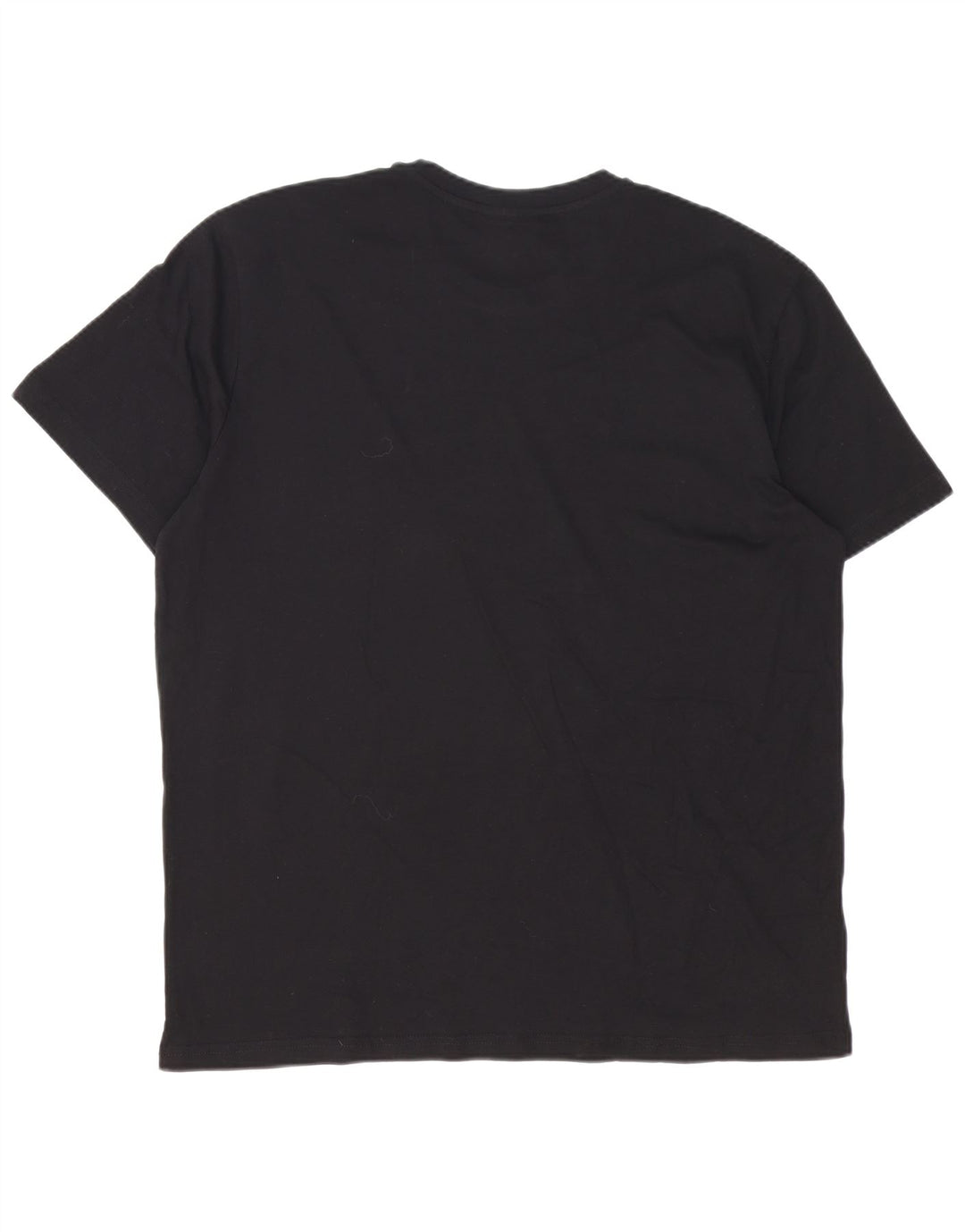 KAPPA Herre grafisk T-shirt top 2XL sort bomuld