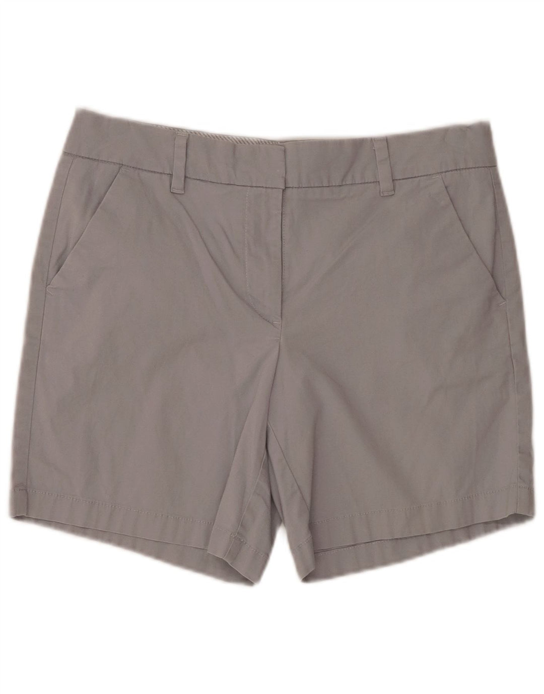 TOMMY HILFIGER Chino Shorts til kvinder US 8 Medium W32 Grå Bomuld