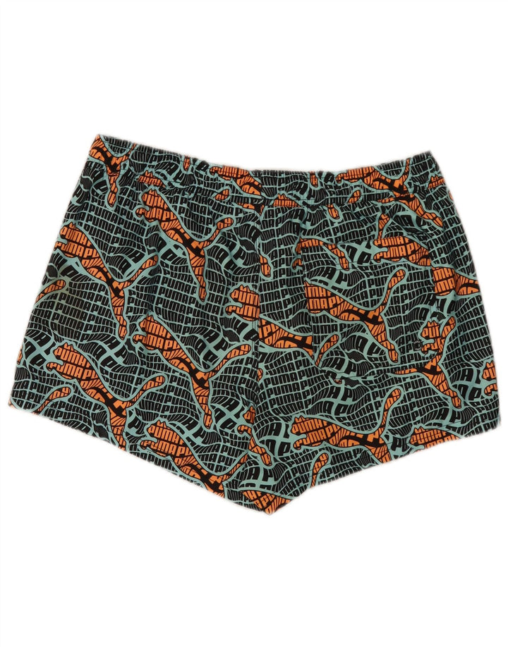 Puma Herre grafiske badeshorts Stor flerfarvet polyester