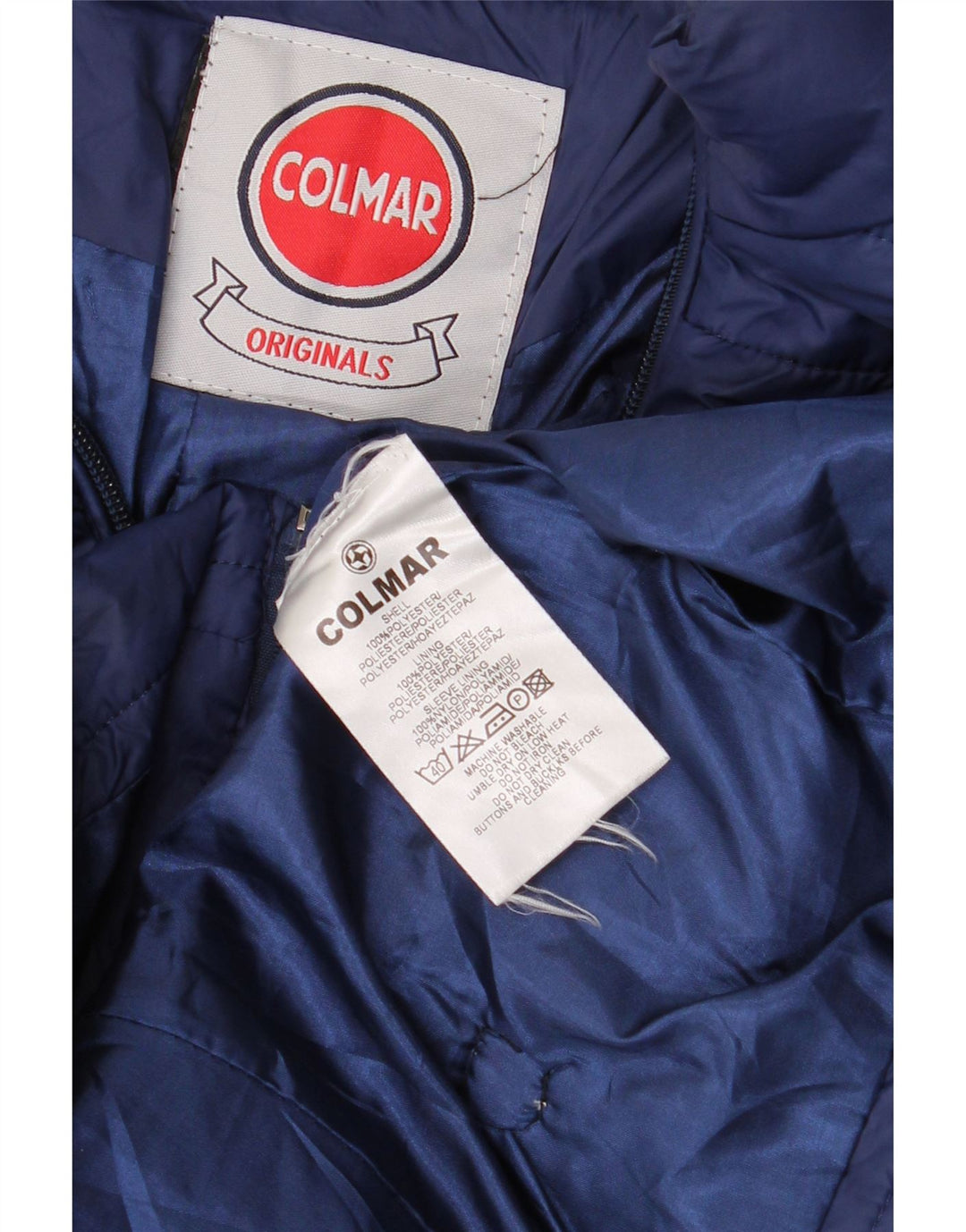 Colmar Polstret Herrejakke UK 38 Medium Navy Blue Polyester
