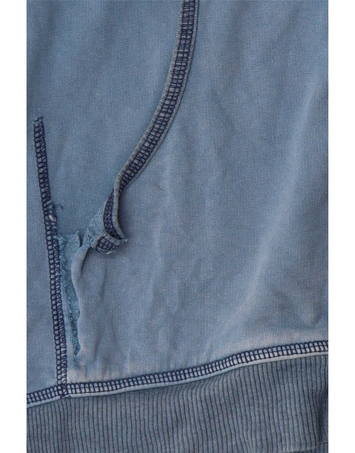 Lee Dame Hættetrøje Sweater UK 14 Medium Blue Bomuld