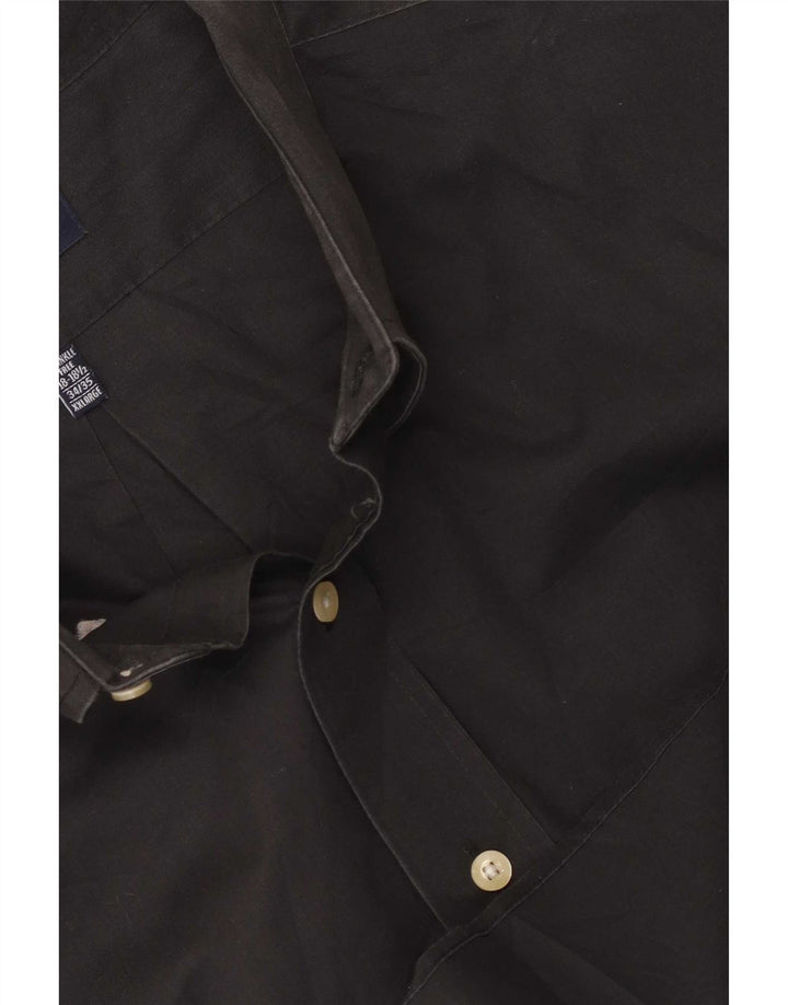 Chaps Herre Regular Fit Skjorte 2XL Sort Bomuld
