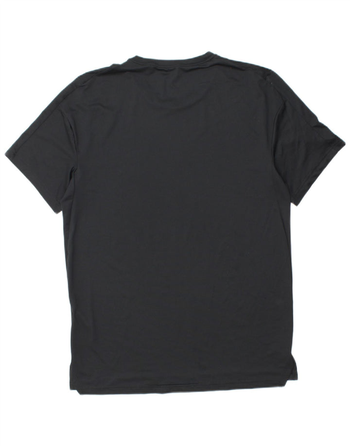 NIKE Mens Dri Fit T-Shirt Top Small Black Polyester
