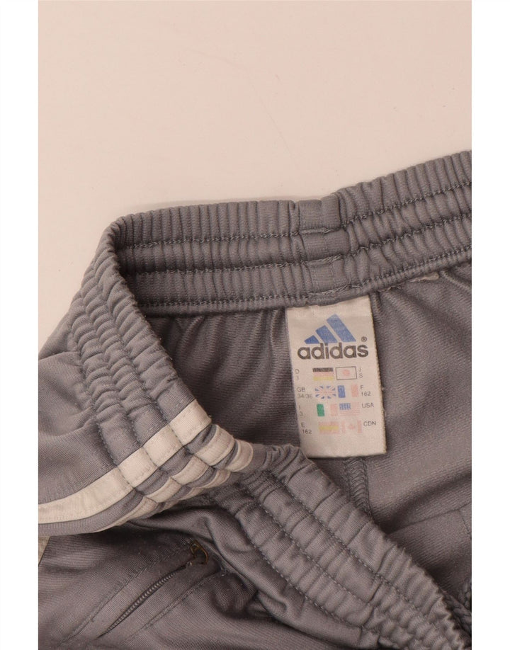 ADIDAS Træningsdragtsbukser til mænd UK 34/36 Small Grey Polyester
