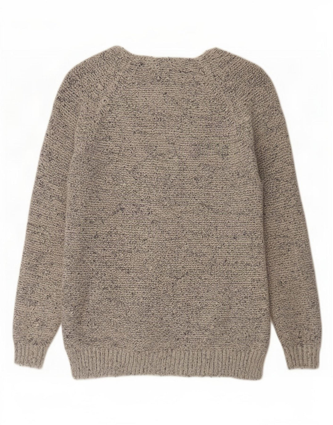 Marks & Spencer dame cardigan sweater UK 14 Medium Blue Flecked Bomuld