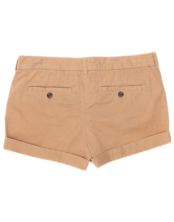 Jack Wills Dame Hot Pants med lav talje UK 8 Small W30 Beige Bomuld