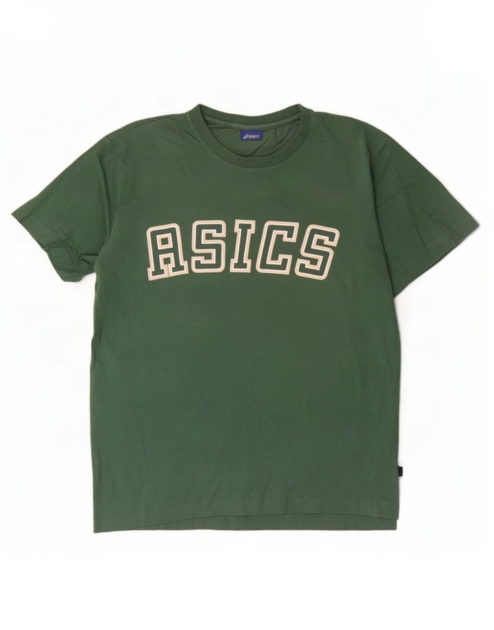 Asics Herre Grafisk T-Shirt Top Lille Grøn