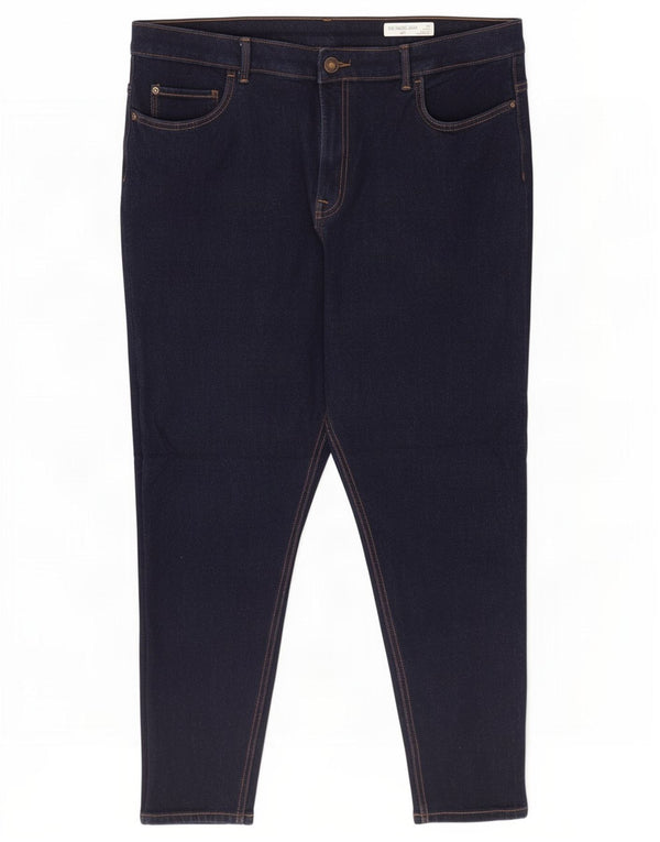 Marks & Spencer Womens The Magic Skinny Jeans UK 18 XL W36 L25 Marineblå