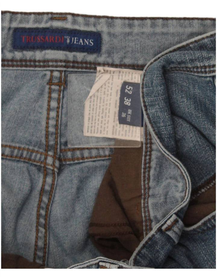 Trussardi Straight Jeans til mænd W36 L34 Blå