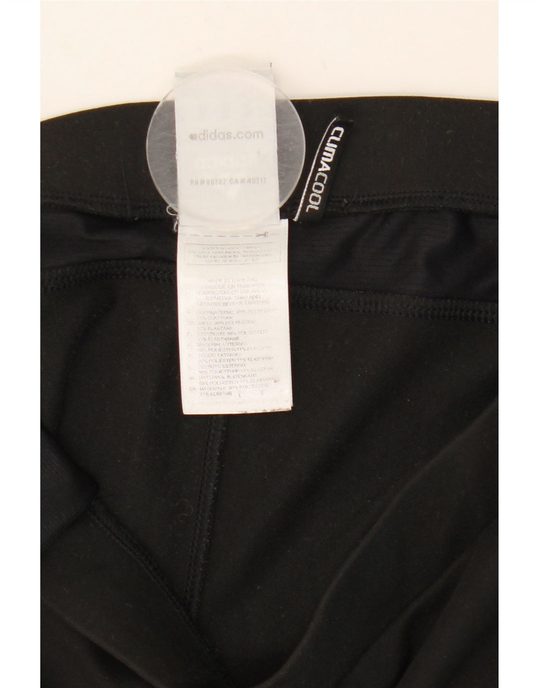 Adidas Dame Climacool Træningsdragt Bukser UK 12 Medium Sort Polyester