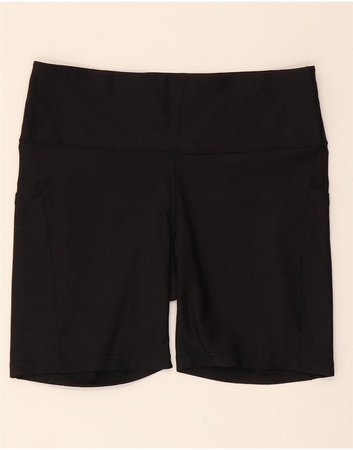 ATHLETA Womens Sport Shorts UK 18 XL  Black Polyester Vintage Athleta and Second-Hand Athleta from Messina Hembry 