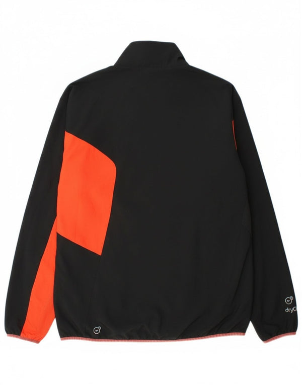 Puma Træningsdragt til mænd Top jakke UK 40 Large Black Colourblock Polyester