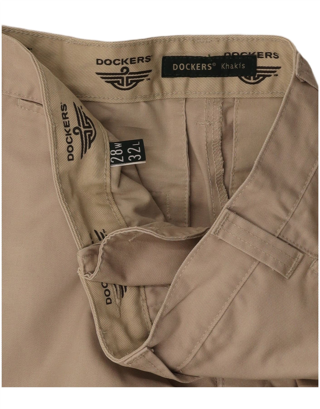 DOCKERS Herre Khakis Lige Chinobukser W28 L29 Beige