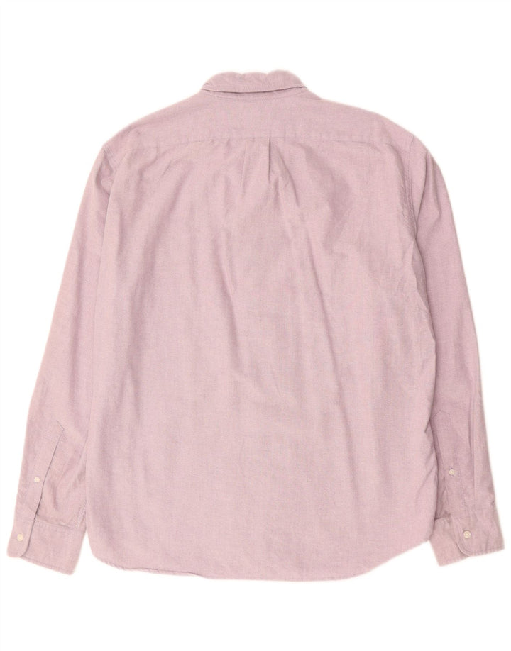 J. CREW Herre Oxford Slim Shirt XL Lilla Bomuld