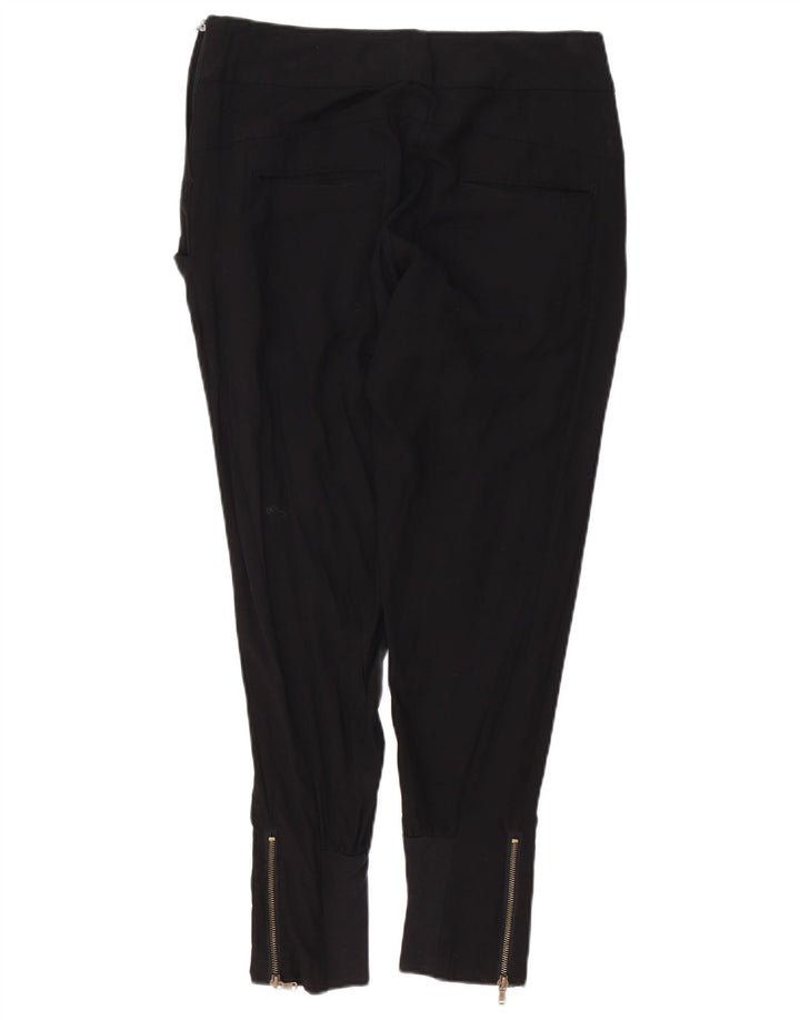 Zara Dame Slim Cropped Bukser Medium W28 L27 Sort