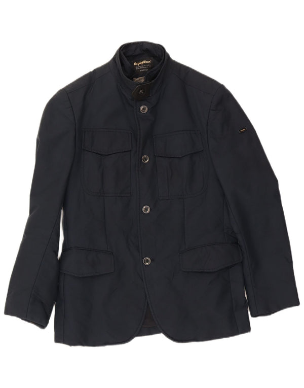 Refrigiwear Herre Blazer Windbreaker Jacket IT 48 Medium Navy Blue Nylon