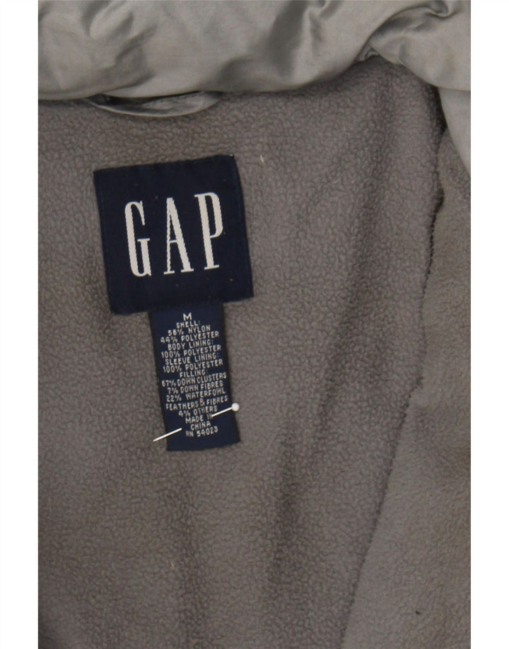 GAP Womens Padded Jacket UK 14 Medium Grey Nylon Vintage Gap and Second-Hand Gap from Messina Hembry 