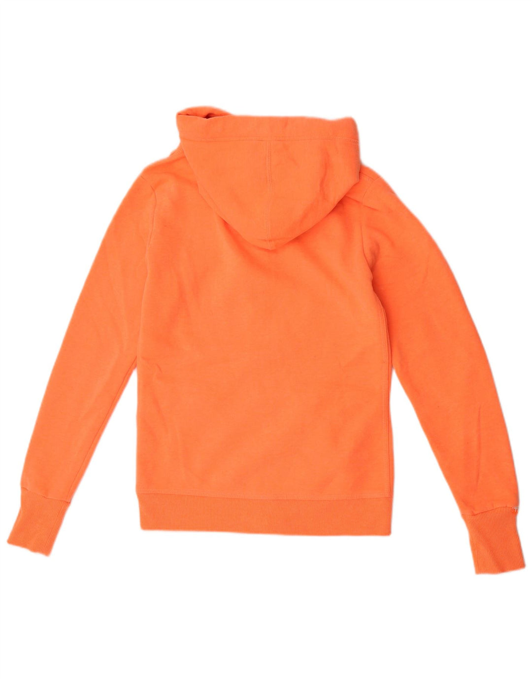 Superdry hættetrøje til kvinder med lynlås UK 10 Lille orange polyester
