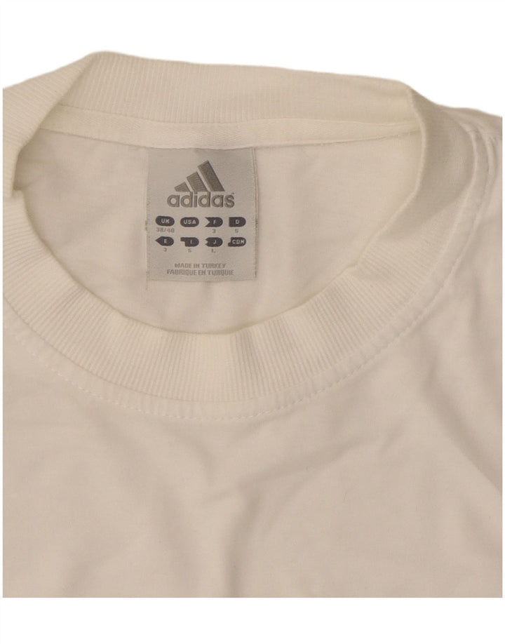 ADIDAS Mens T-Shirt Top UK 38/40 Medium White