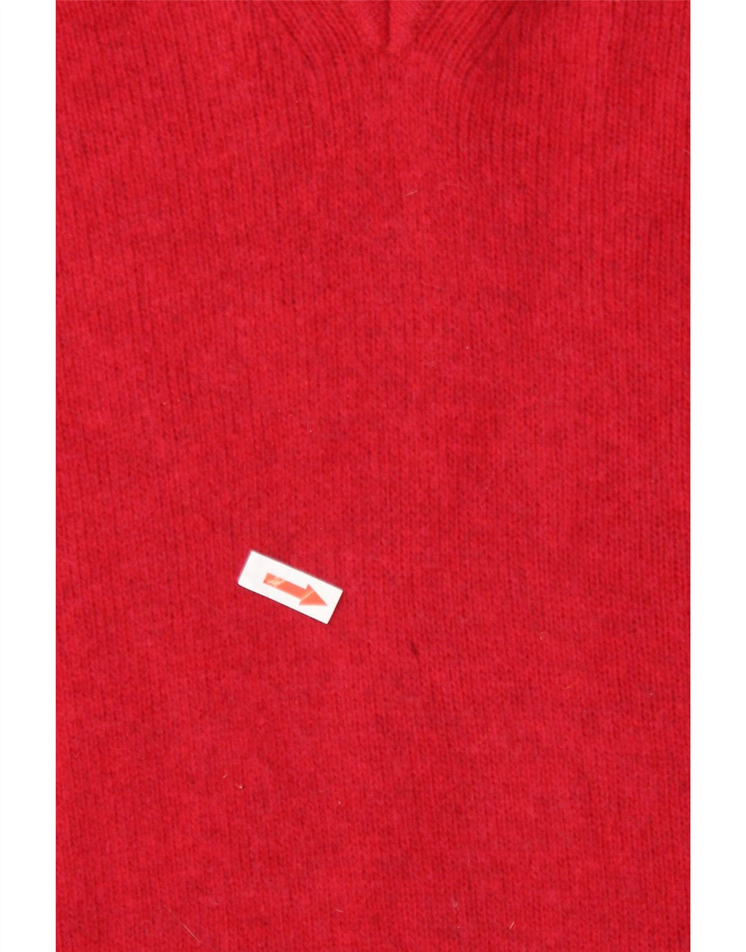 Trussardi Herre V-hals sweater Medium Rød Uld