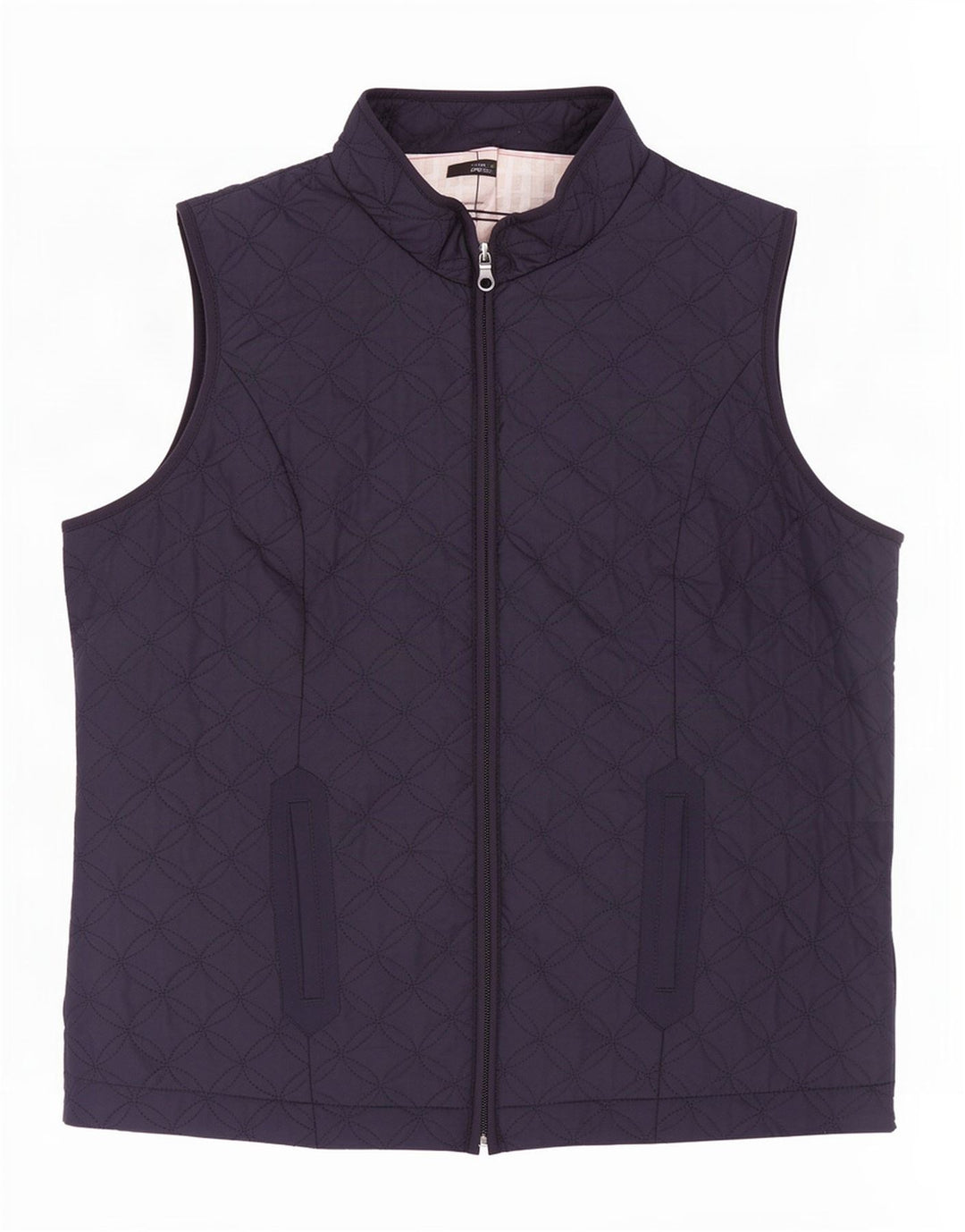 Marks & Spencer Dame Quilted Gilet UK 18 XL Navy Blue Polyester