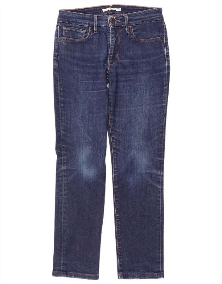Levi's Dame 712 Slim Jeans W27 L27 Blå Bomuld