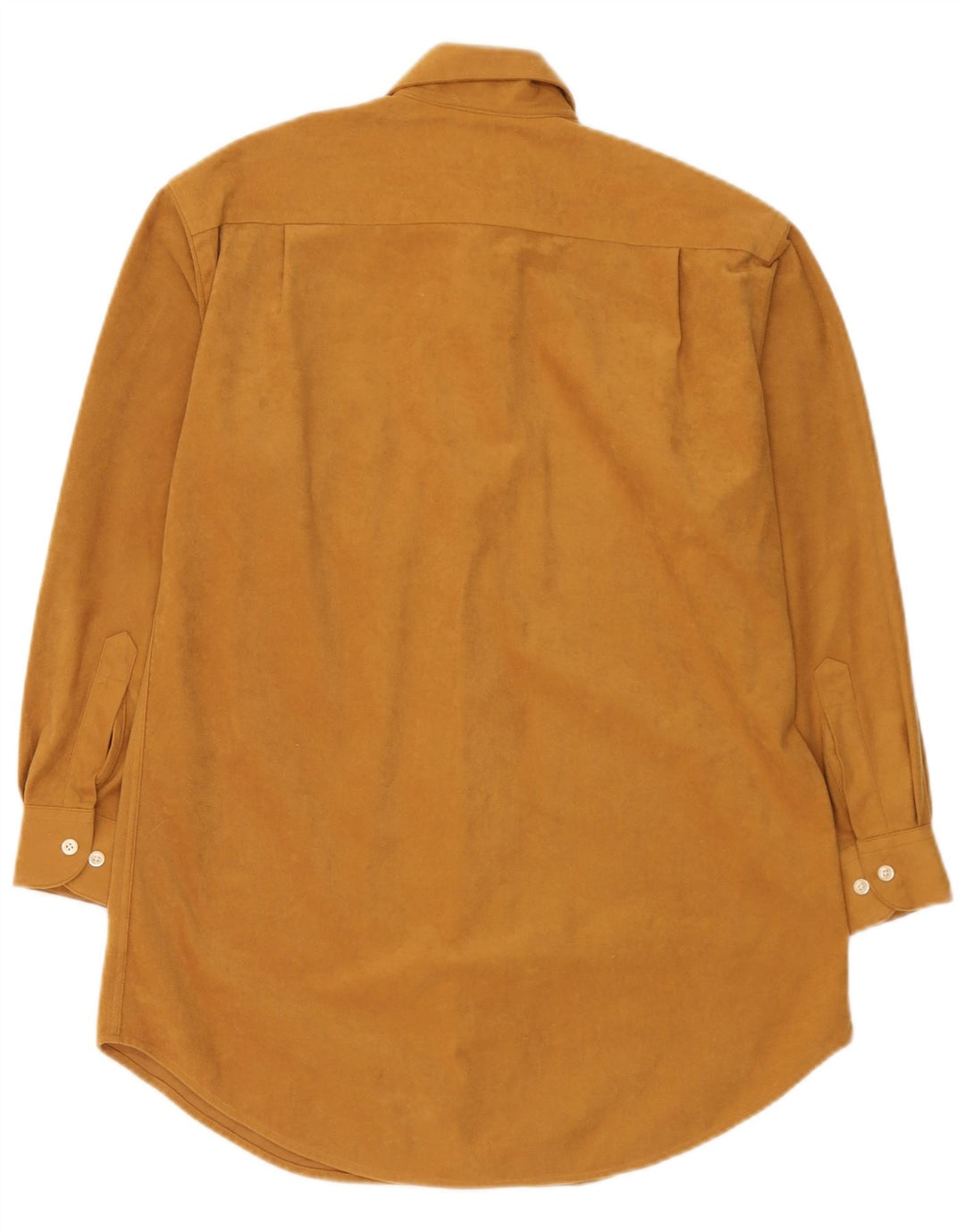 Vintage herreskjorte lille beige polyester