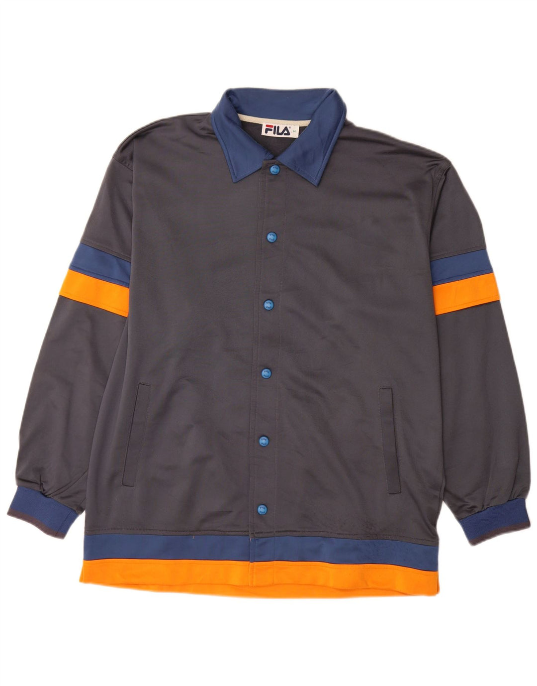 Fila Træningsdragt til mænd Topjakke Medium Marineblå Colourblock Polyester