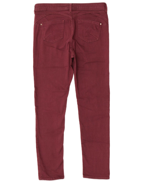 Marks & Spencer Dame Per Una Jegging Jeans UK 14 Large W32 L29 Burgundy